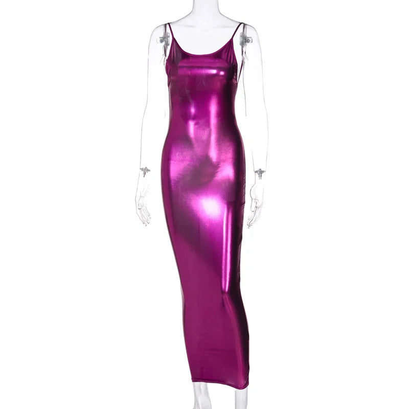 Sexy Backless Suspender Dress
