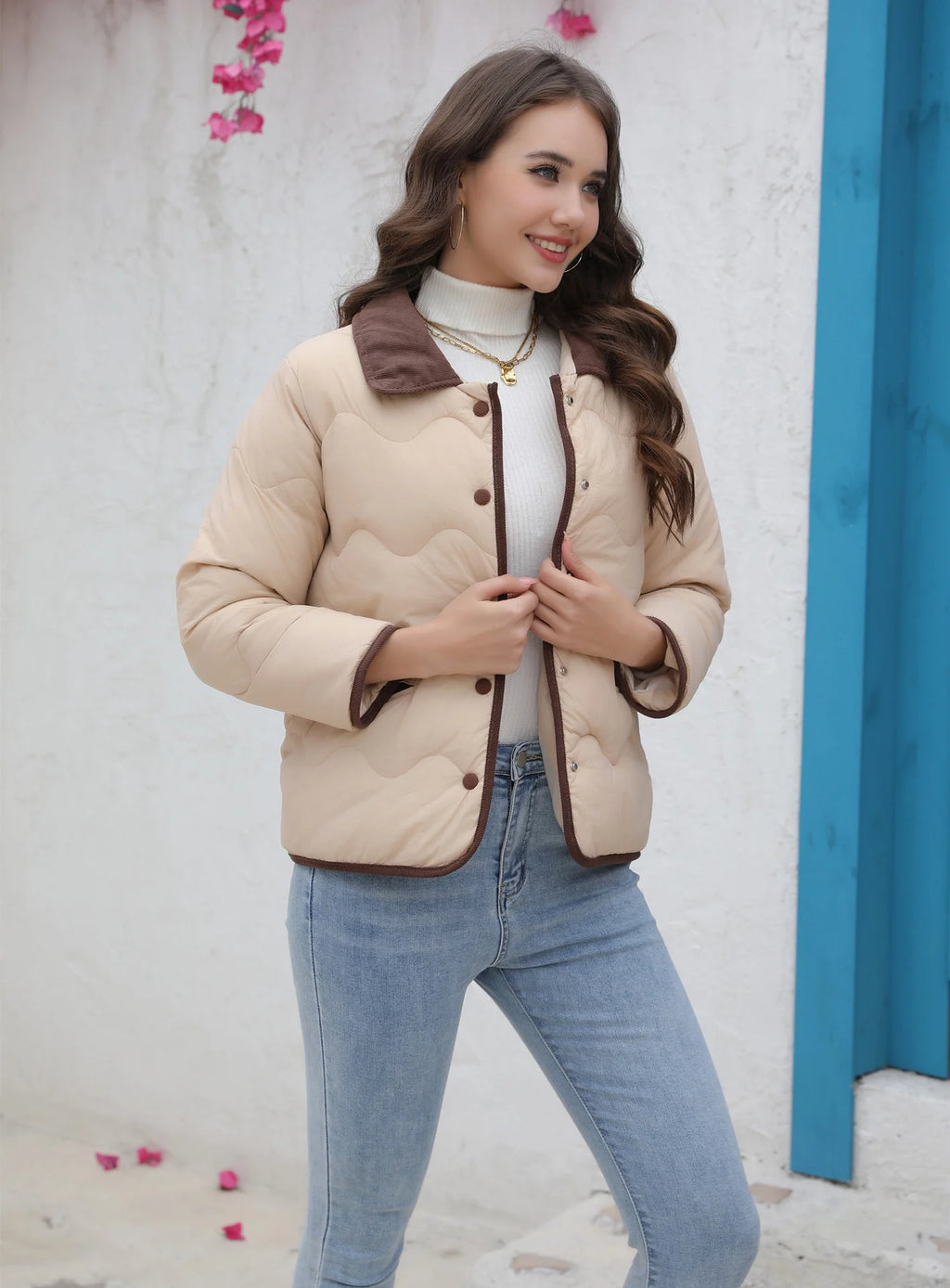 Cotton Jacket Fashion Women’s Small Fragrance Jacket