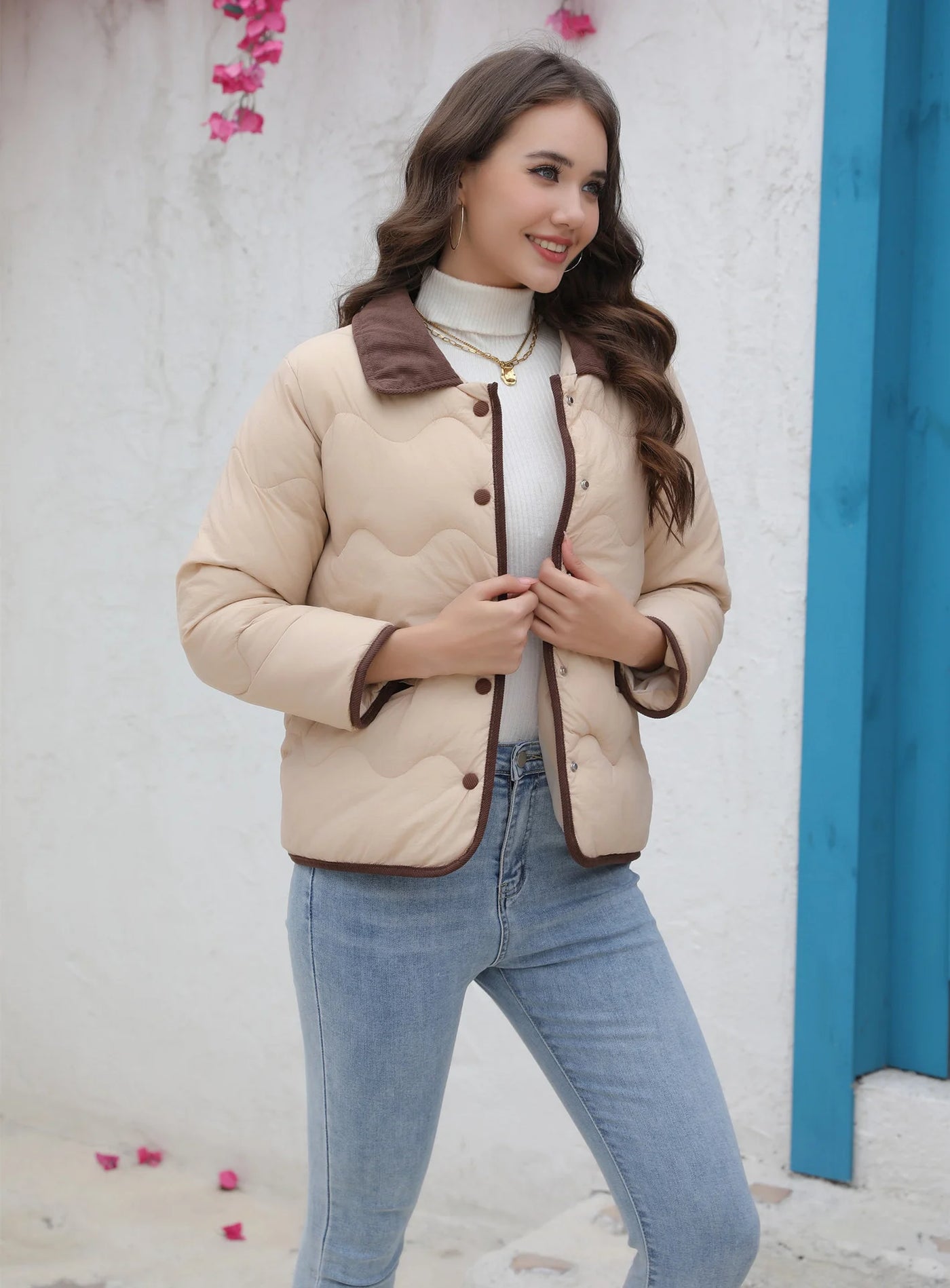 Cotton Jacket Fashion Women’s Small Fragrance Jacket