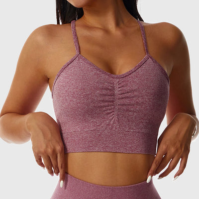 Fitted Crop Top With Thin Straps