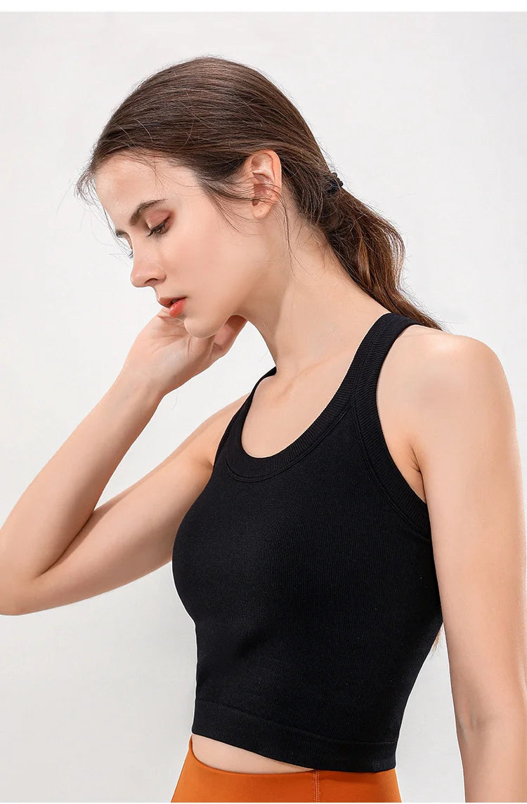 All-in-One Cross Back Sports Vest