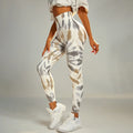 Tight Fitness Sports Pants Zebra Colors
