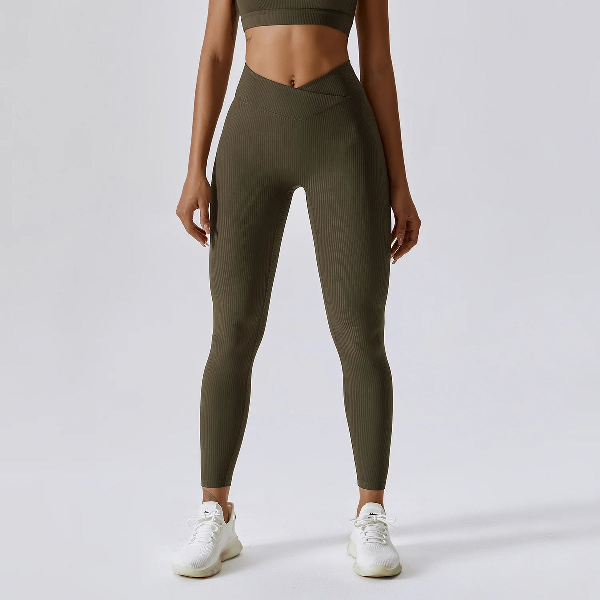 High Waist Color Tight Sports Pants