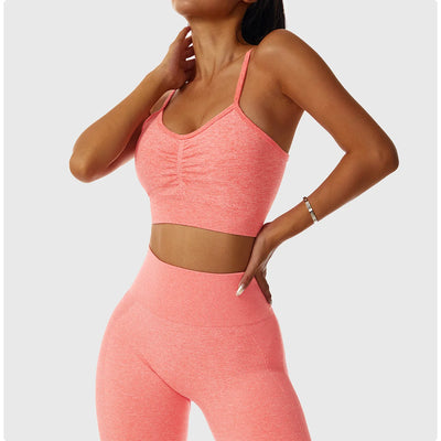 Fitted Crop Top With Thin Straps