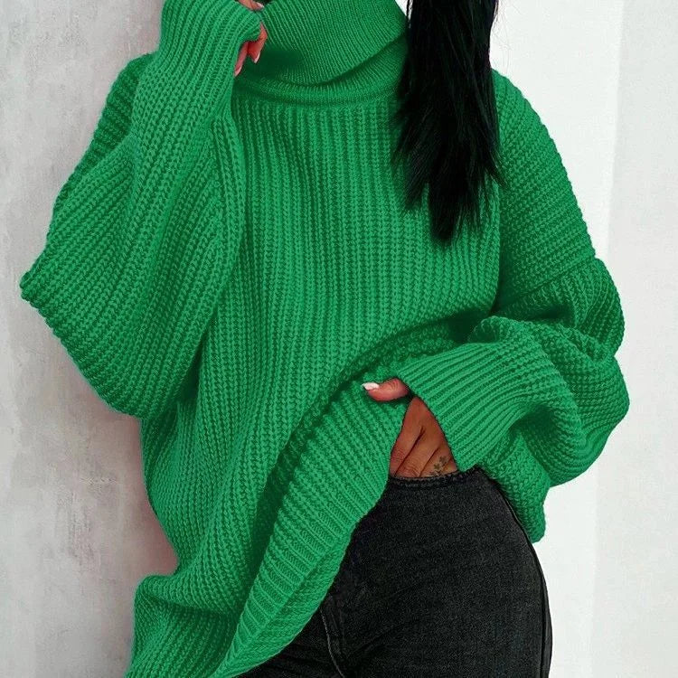 Oversize High Neck Sweater