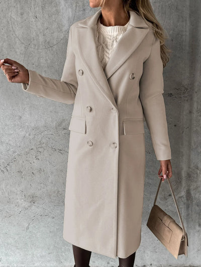 Fitted Coat With Buttons