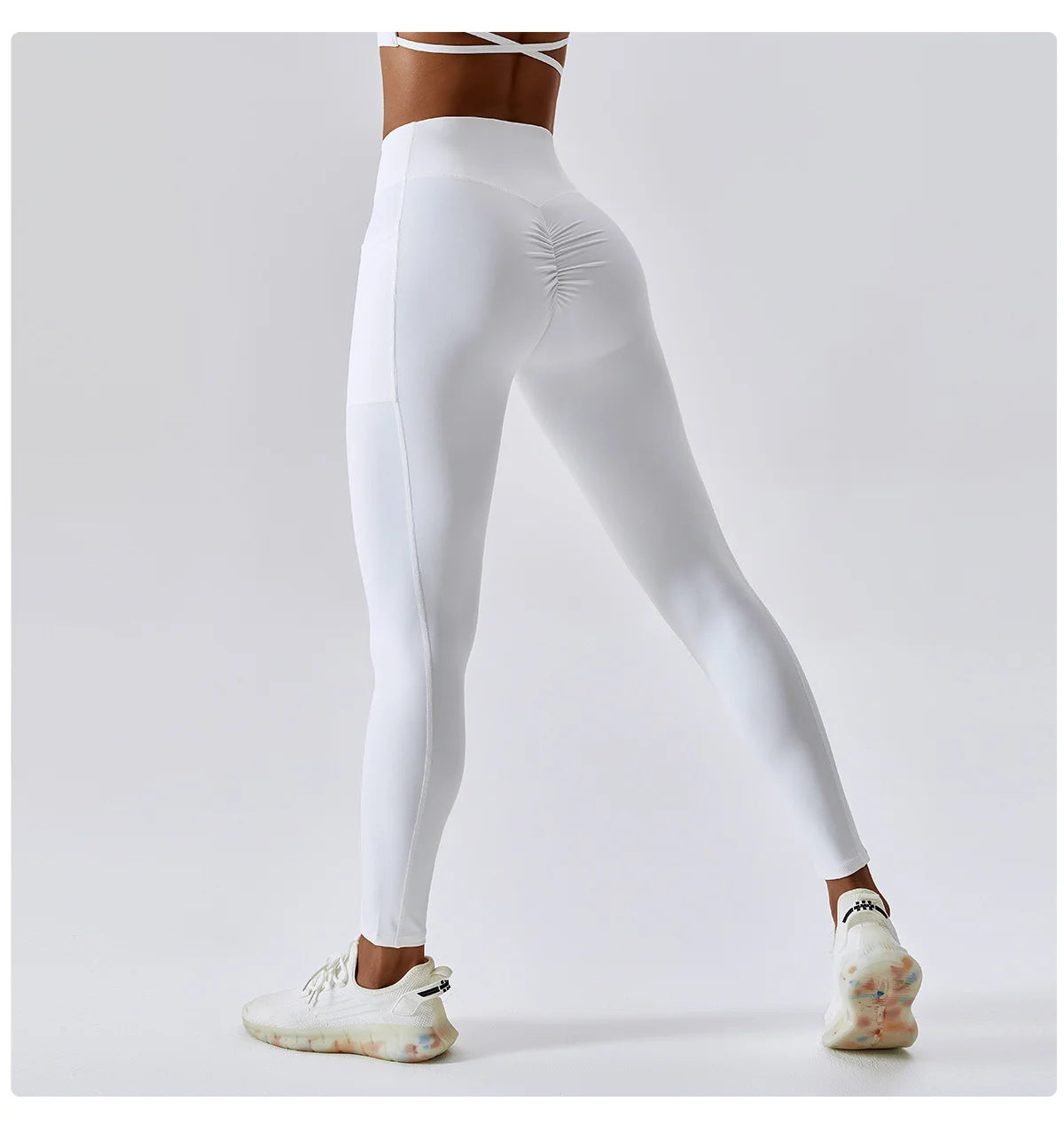 Sport Pants With Quick-drying Pocket And Crossed Waist