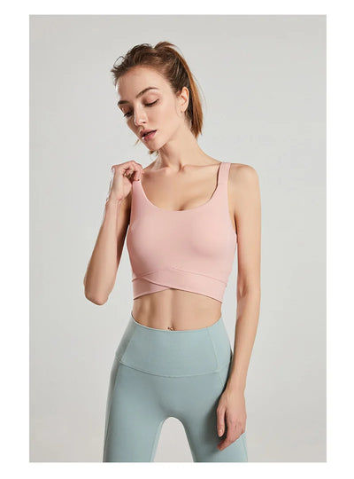 Sports Bra Running Shockproof Stretch Sports Vest Sports