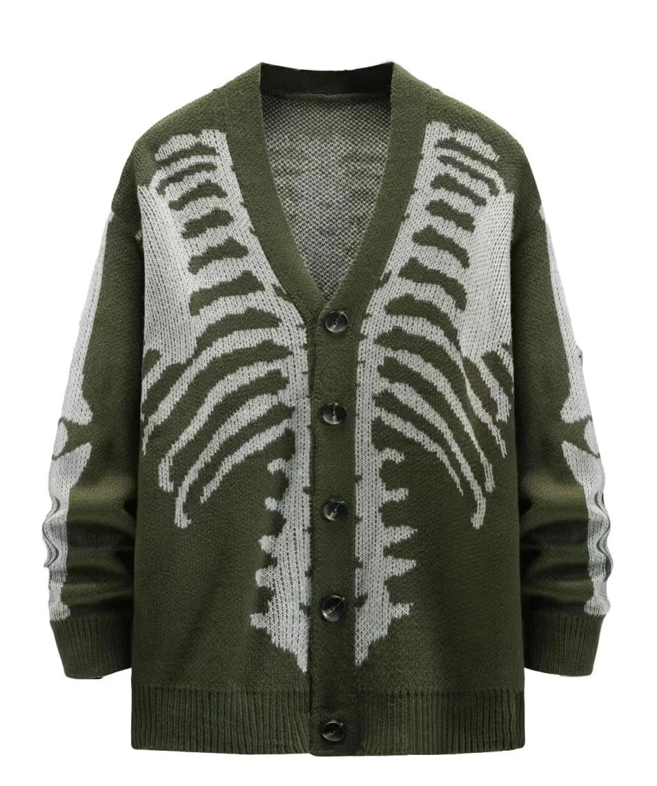 Sweater Coats Jacquard Halloween Cardigan Men And Women