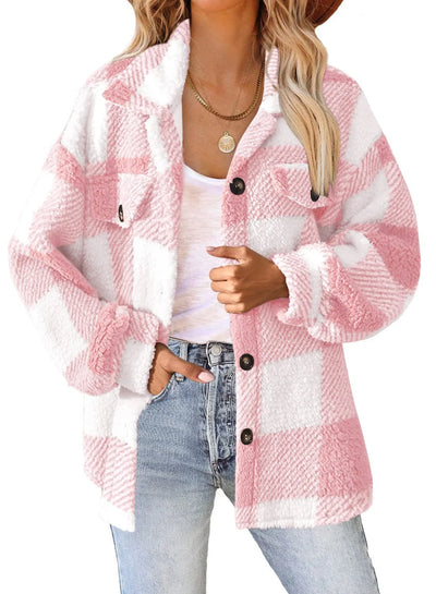 Checked Cashmere Jacket