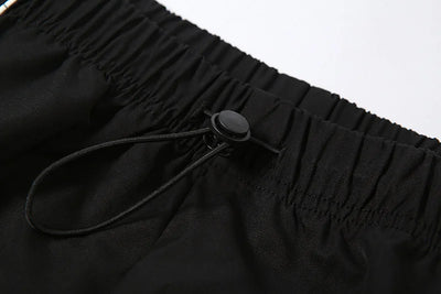 Loose Straight Pants With Drawstring