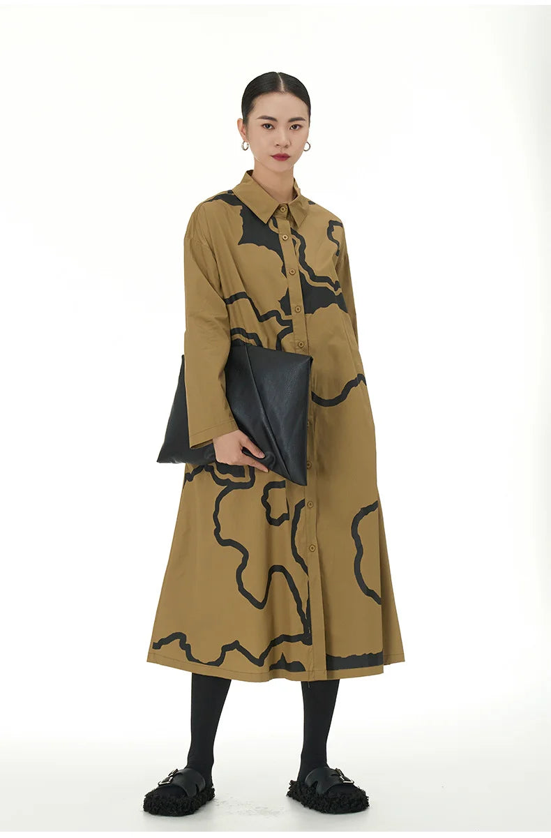 Plus Size Women’s Loose Slimming Dress