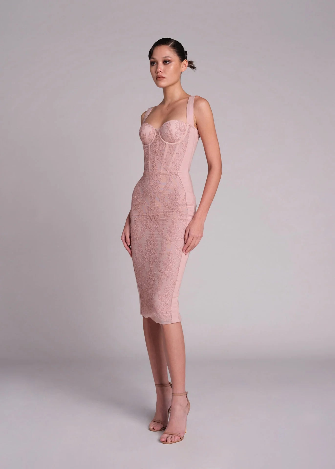 Retro Lace Sash Skirt Sexy Long Skirt Nightclub Tight