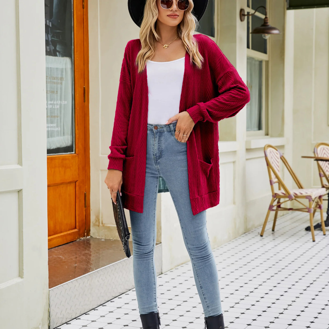 Cardigan Woman Pure Color