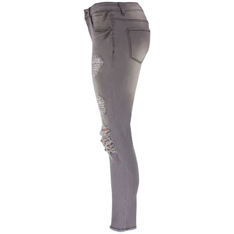 Stretch Ripped Skinny Jeans
