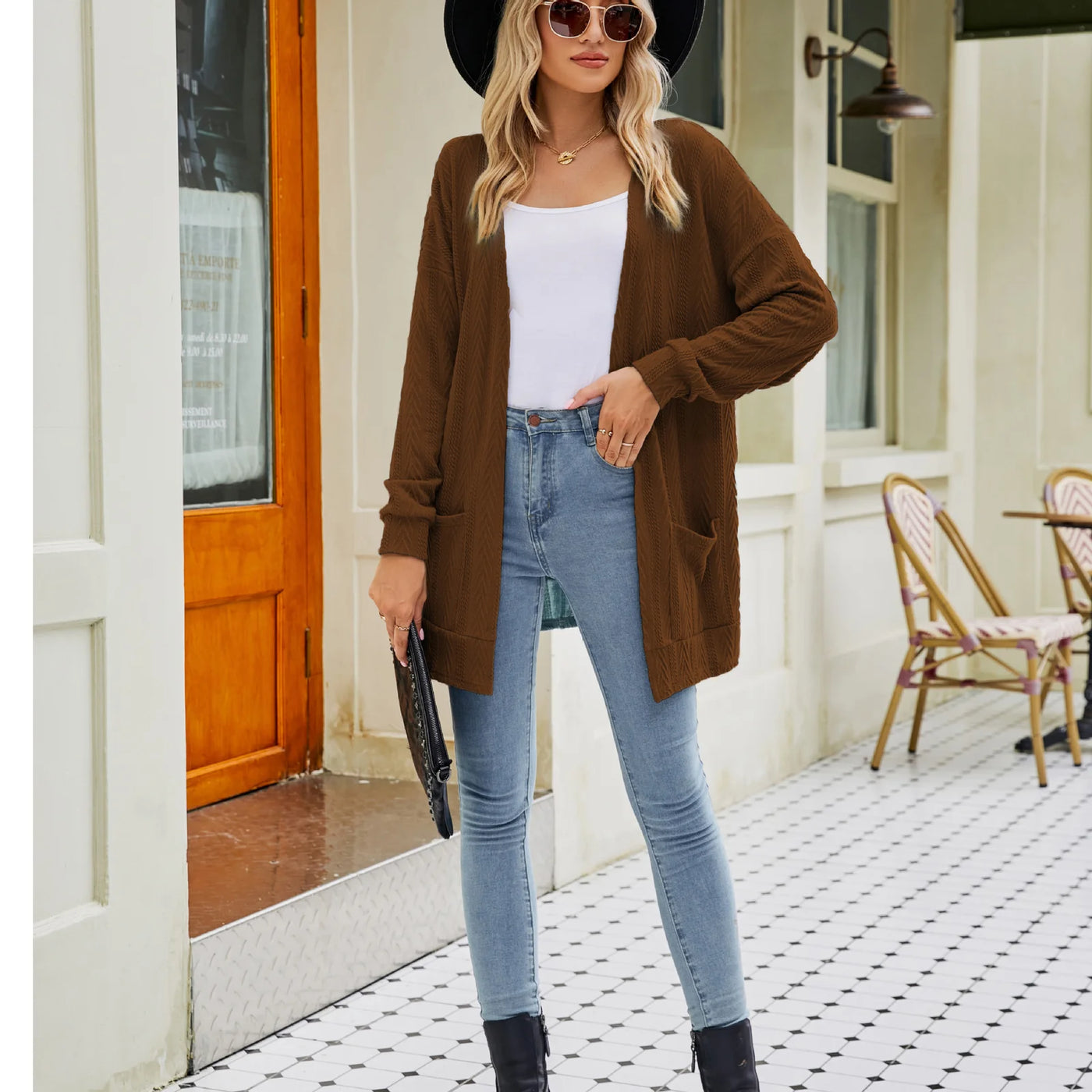 Cardigan Woman Pure Color