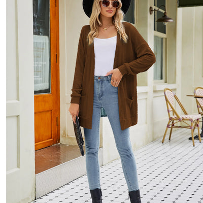 Cardigan Woman Pure Color