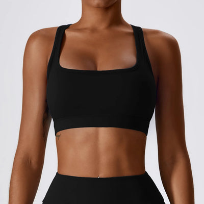 High-Intensity Nude Sports Vest Running Beautiful Back Fitness Top