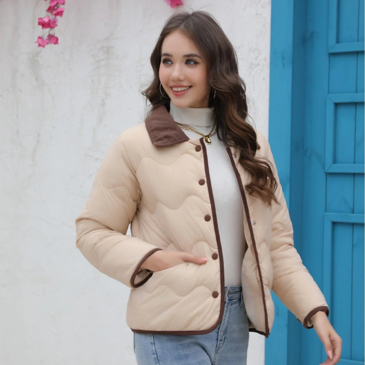 Cotton Jacket Fashion Women’s Small Fragrance Jacket