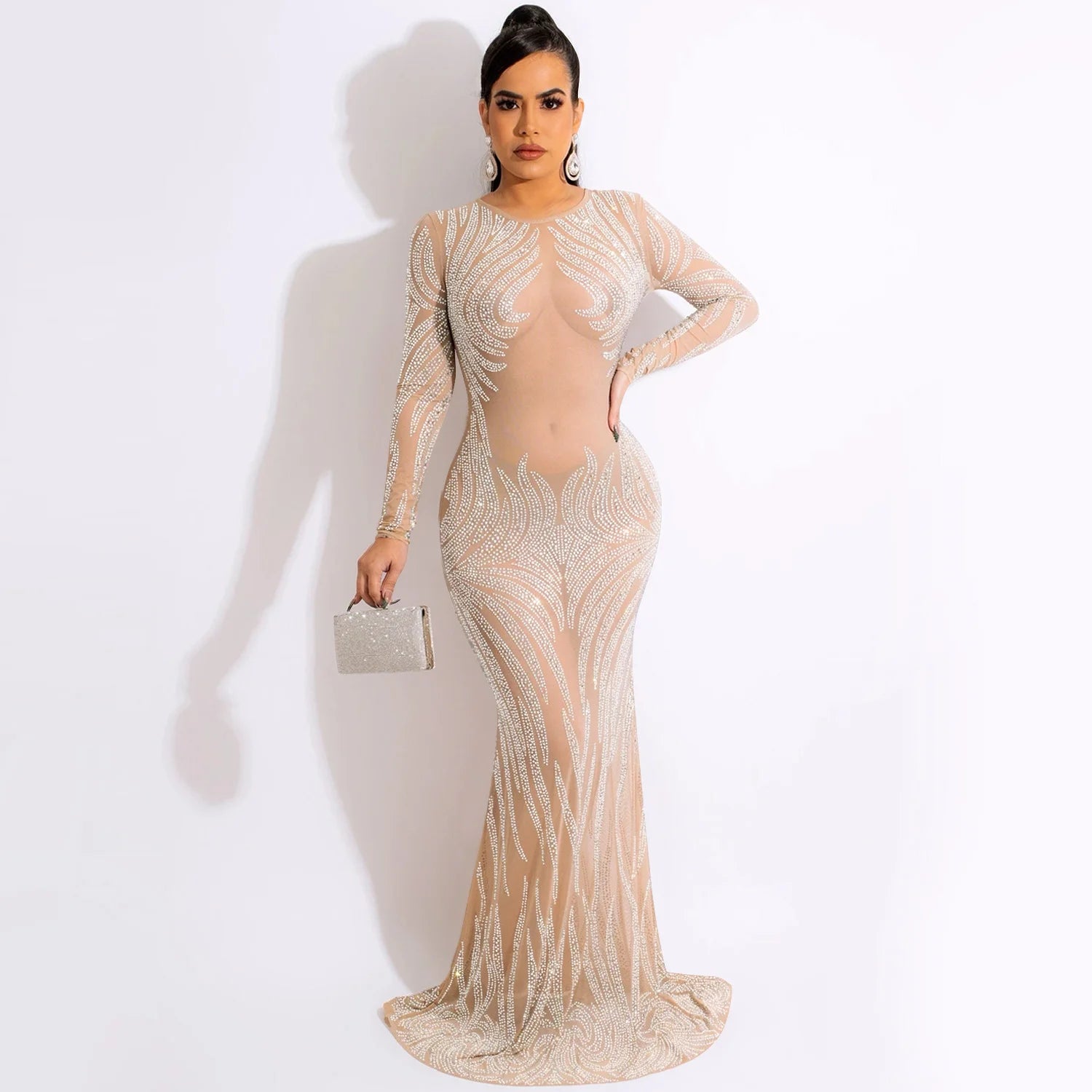 Long Sleeve Long Dress