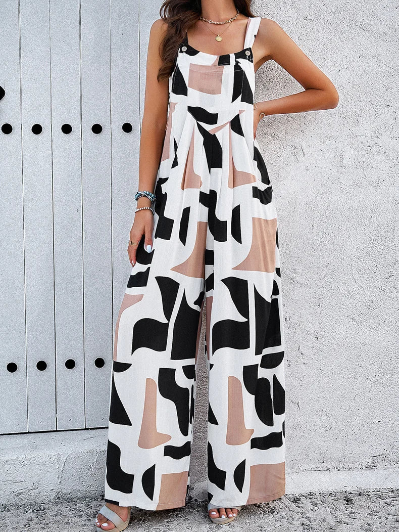 Women’s Elegant Printed Jumpsuit