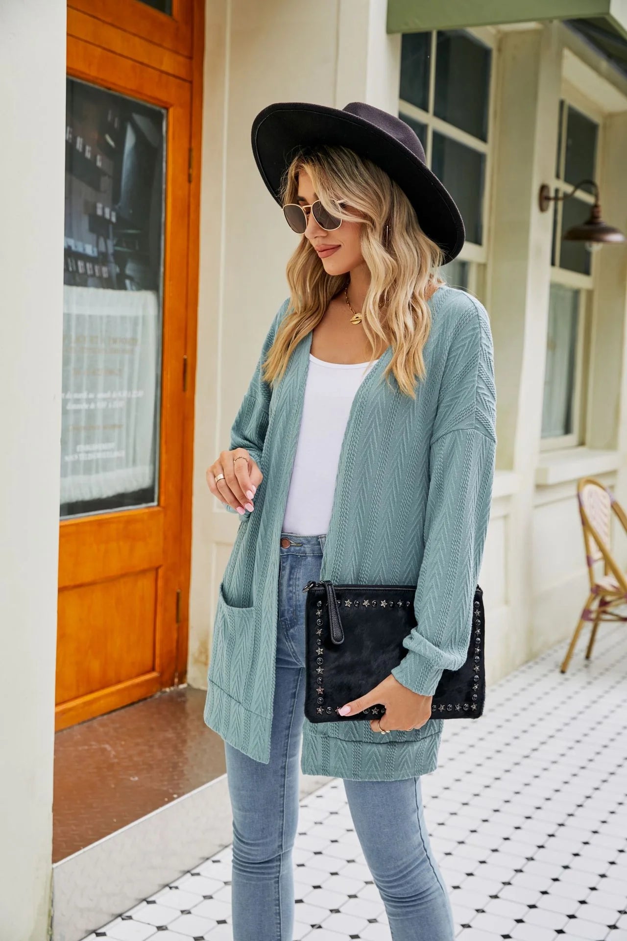 Cardigan Woman Pure Color