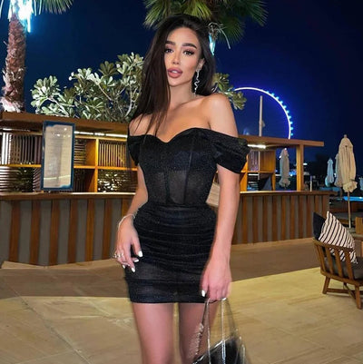 Solid Color Bodycon Slimming Dress