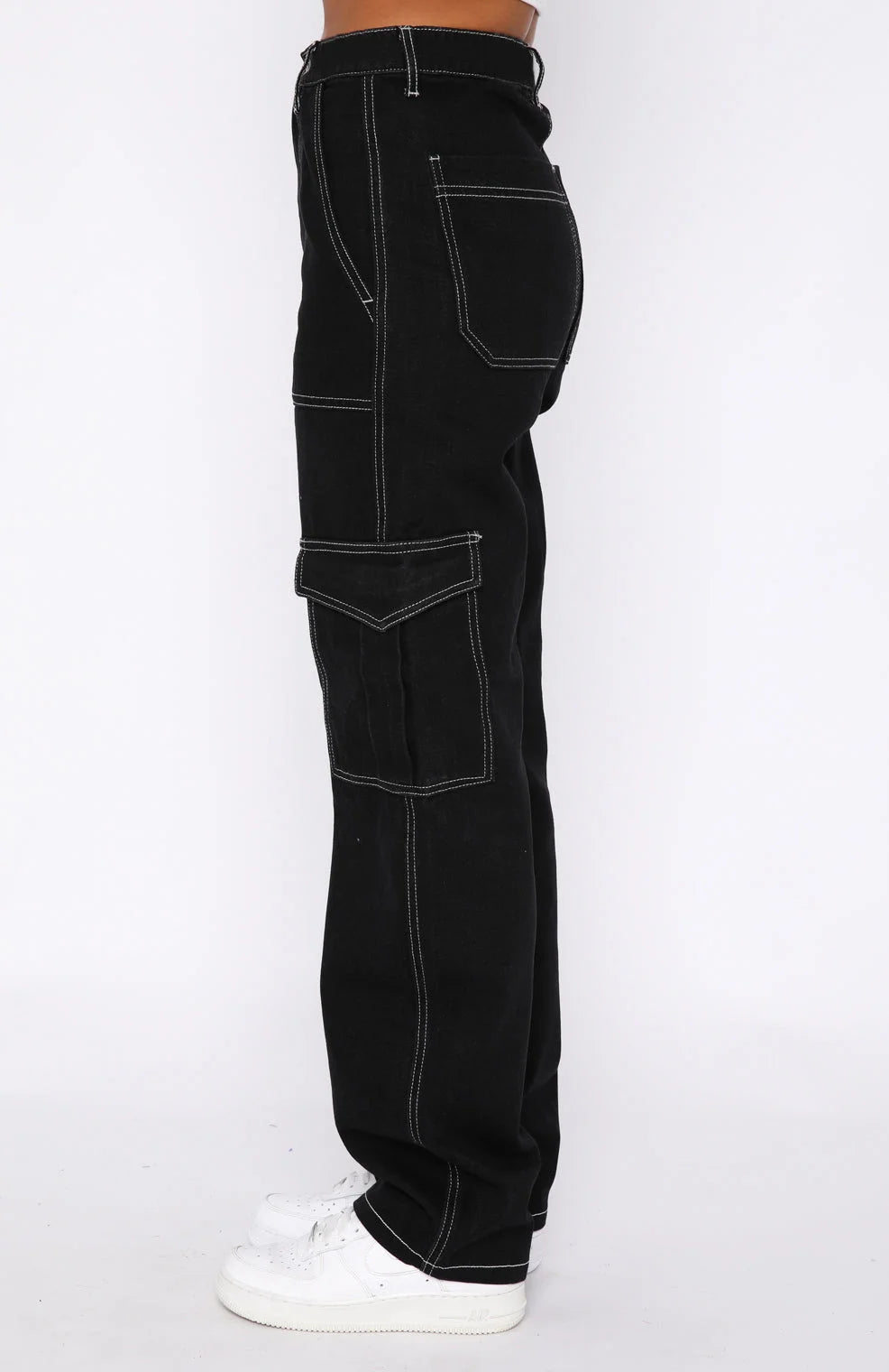 Pants Straight Multi Pocket Cargo Pants