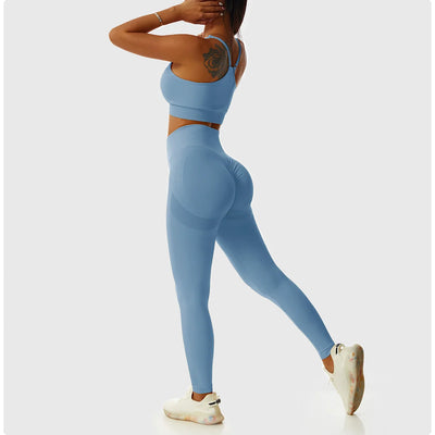 Fitted Crop Top With Thin Straps