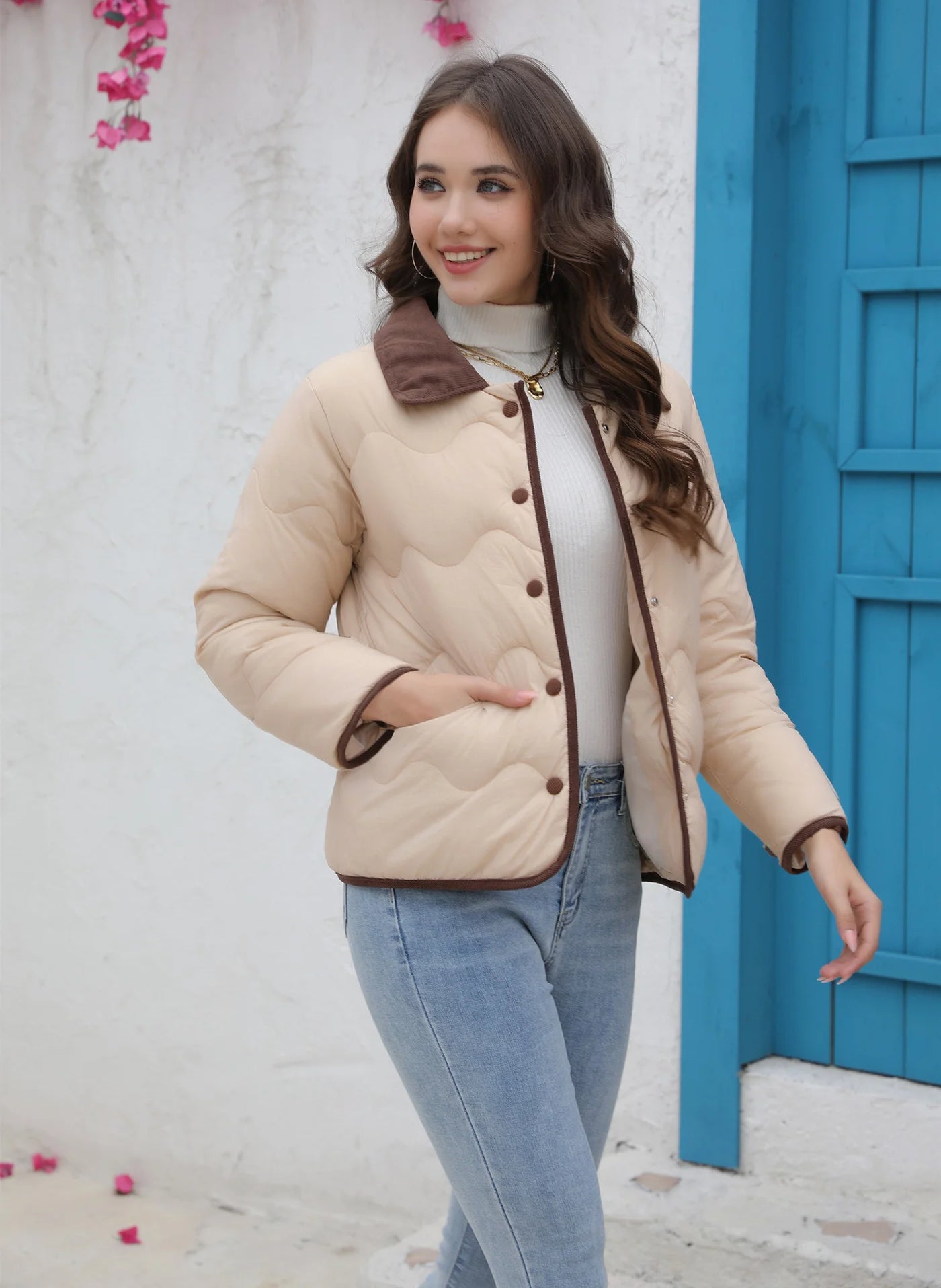 Cotton Jacket Fashion Women’s Small Fragrance Jacket
