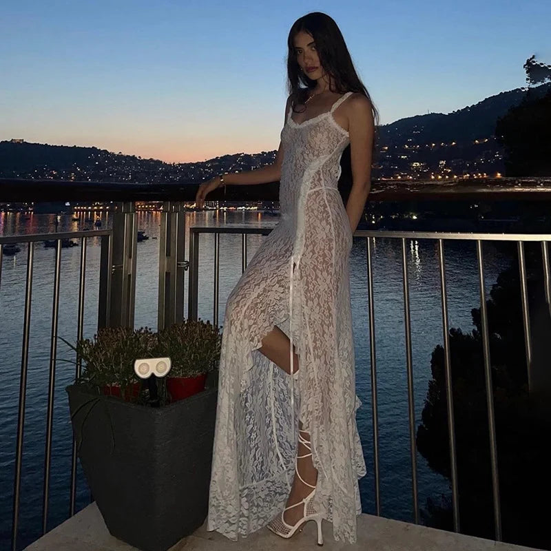 Backless Lace Dress