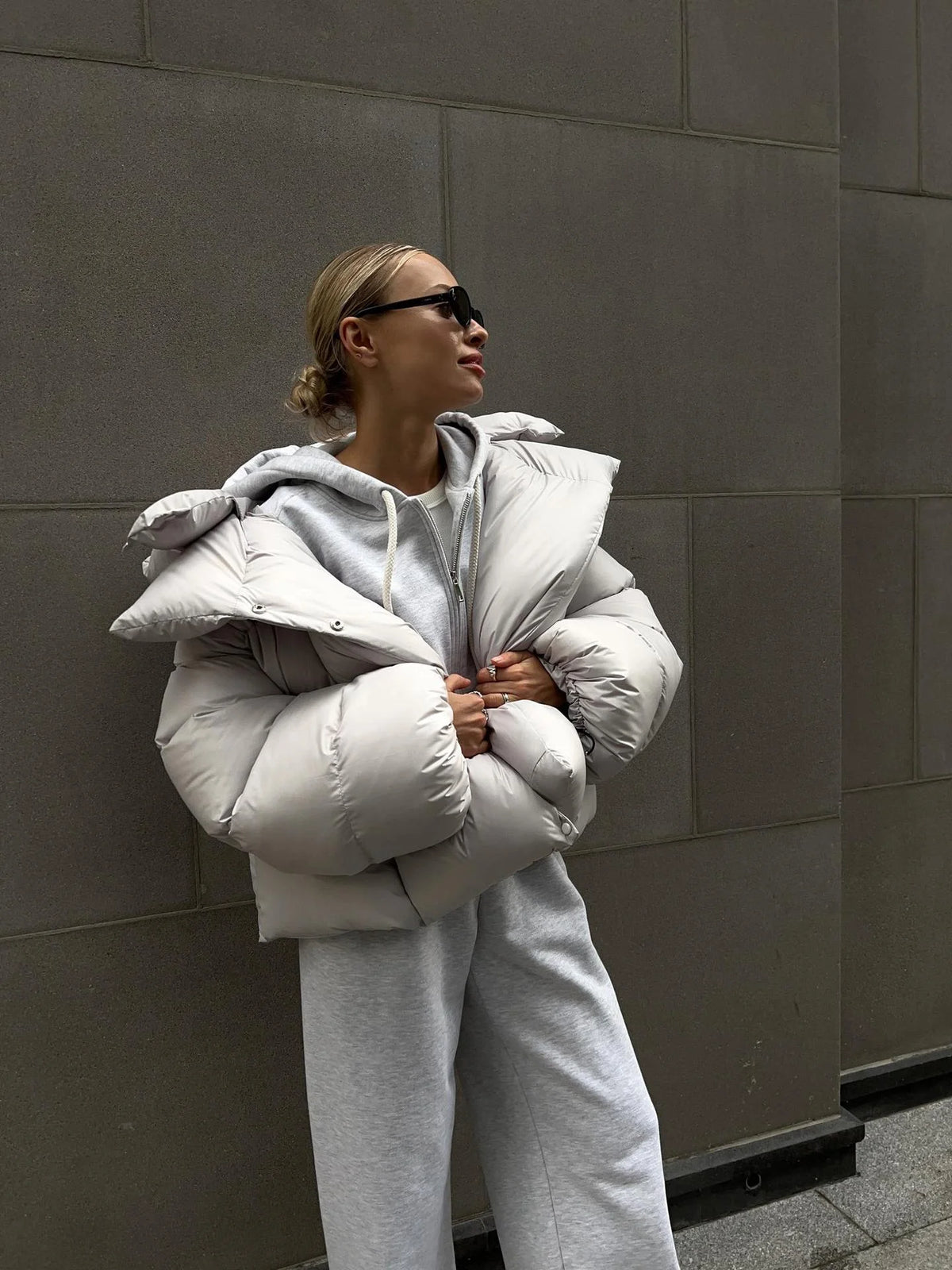 Cotton Padded Jacket Short Hooded