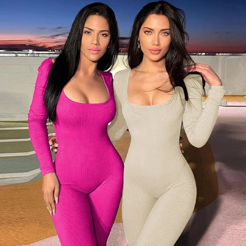 Backless Casual Jumpsuit
