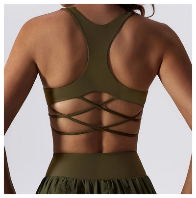 Cross Back Sports Bra