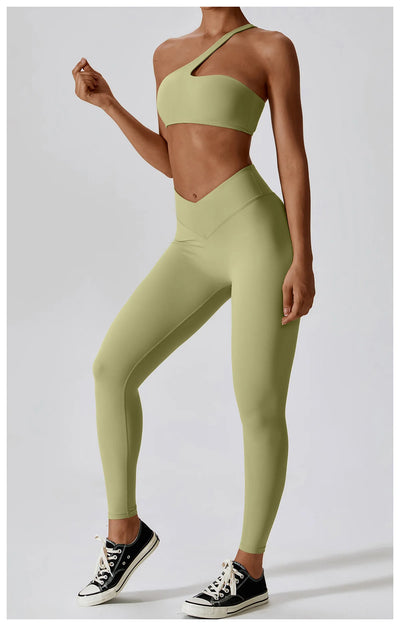 Sports Bra With Cross Tape