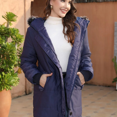 Hooded Warm Slim Down Padded Jacket