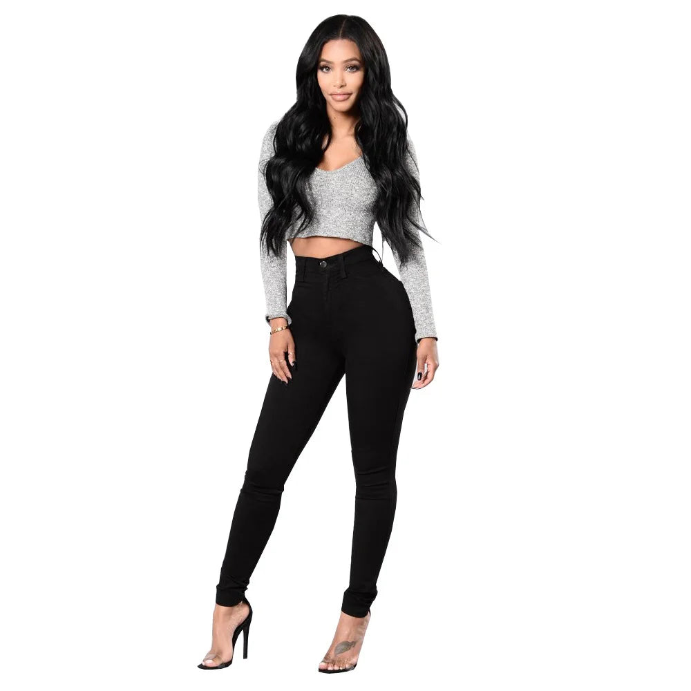 Women’s High Elasticity Skinny Jeans