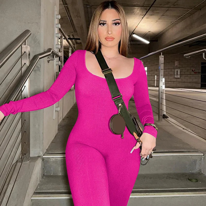 Backless Casual Jumpsuit