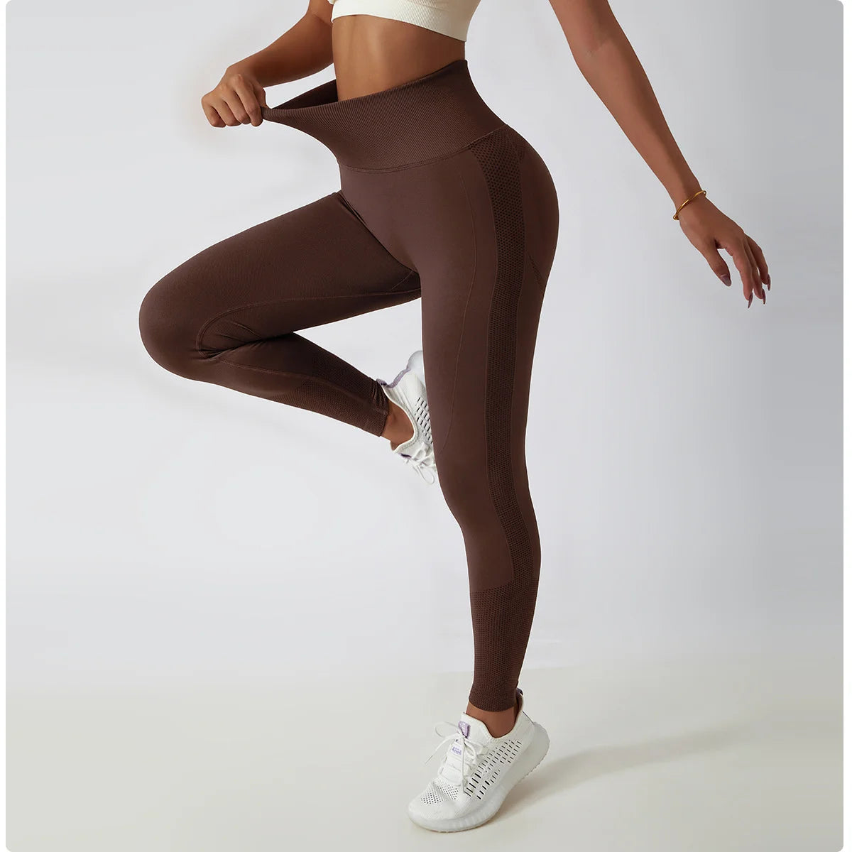 High Rise Breathable Sports Yoga Pants