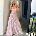 Bandeau Neckline Evening Dress
