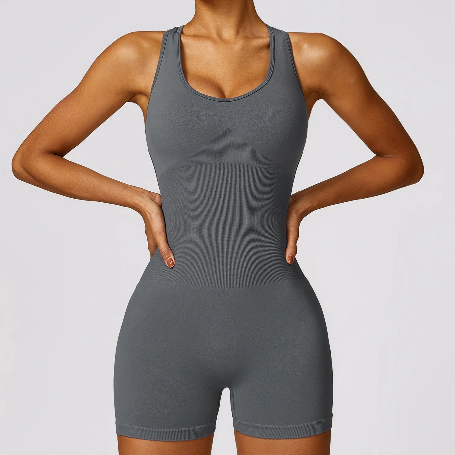 Sport Jumpsuit With Tight Back