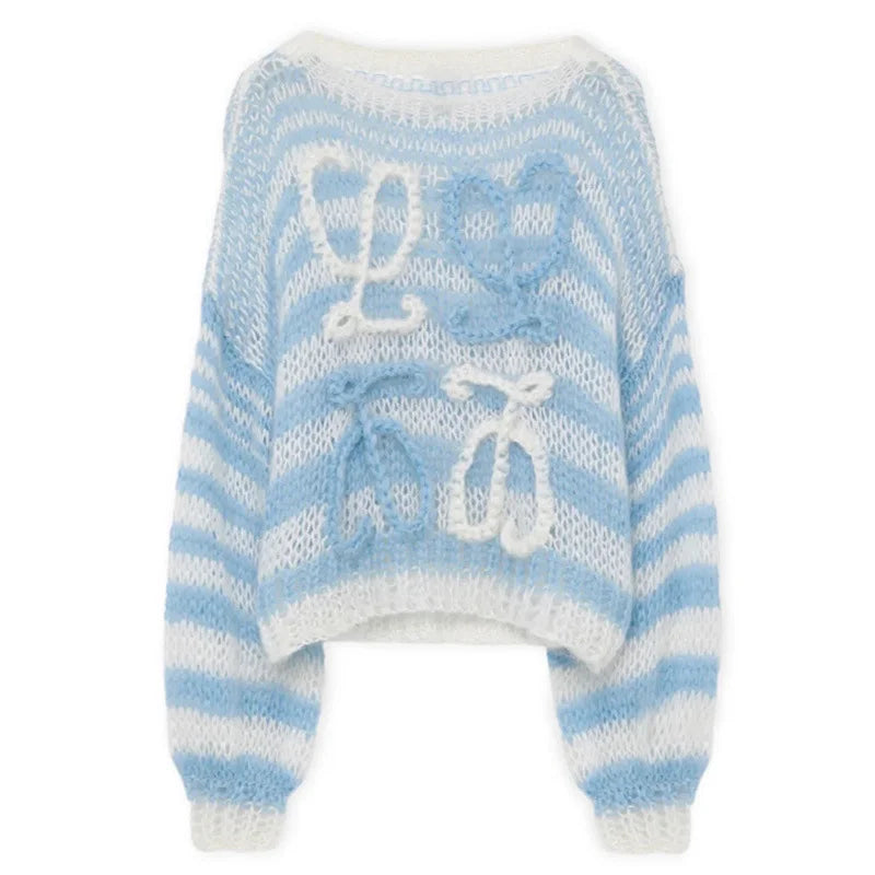 Round Neck Knitted Sweater