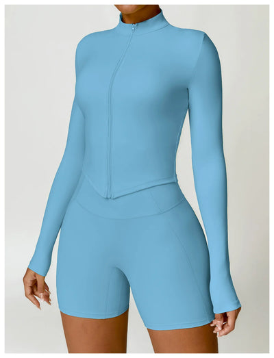 Quick-Drying Sports Jacket With Zipper