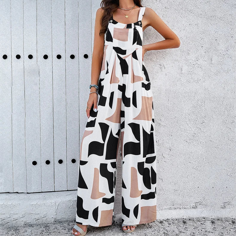 Women’s Elegant Printed Jumpsuit