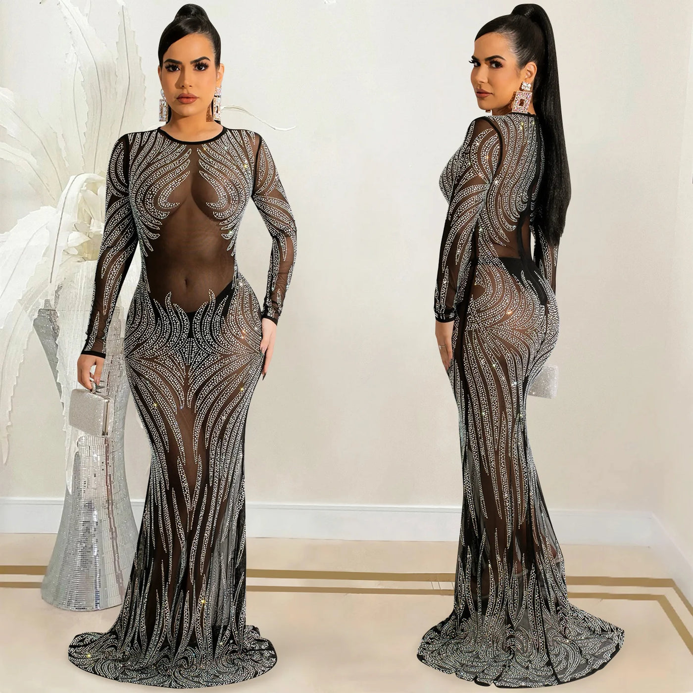 Long Sleeve Long Dress