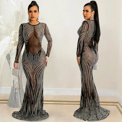 Long Sleeve Long Dress