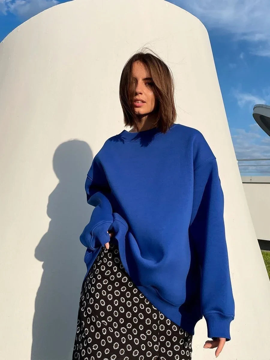 Street Color Oversize Fleece
