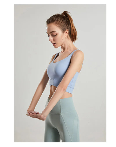 Sports Bra Running Shockproof Stretch Sports Vest Sports