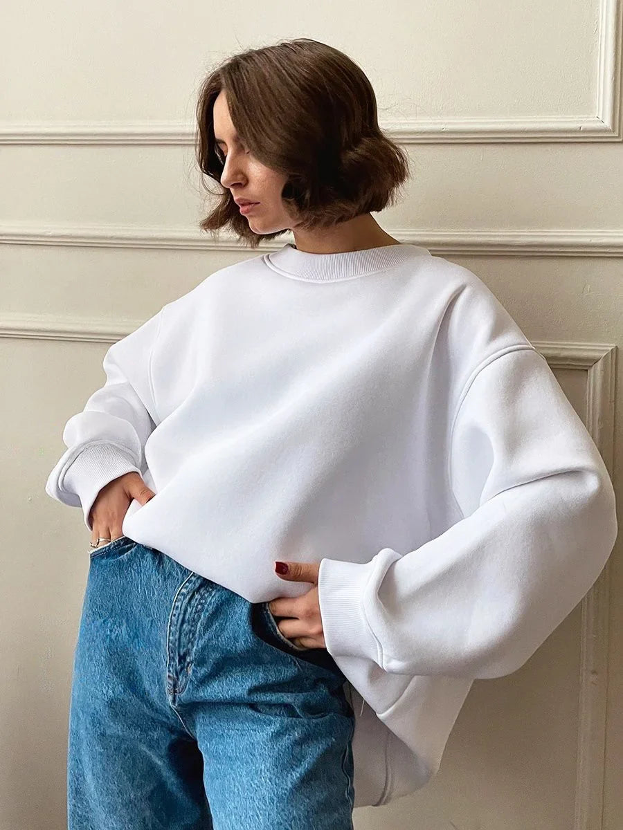 Street Color Oversize Fleece