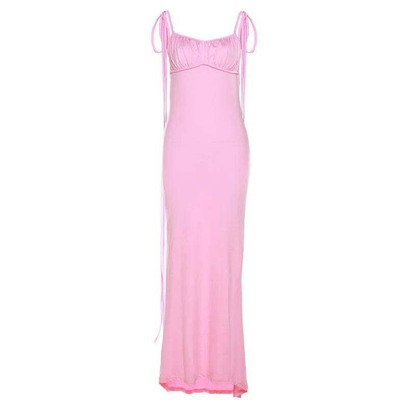 Women’s Fashion Suspender Sexy Backless Slim Hip Wrap Temperament Dress